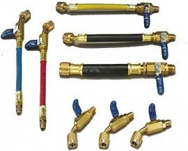 Yellow Jacket 29211 FlexFlow Hose-Blue, 1/4 to 5/16&amp;quot;-