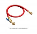 Yellow Jacket 29325 Plus II&amp;trade; Hose with 1/4&amp;quot; compact ball valve fittings, 25&#039;, blue-