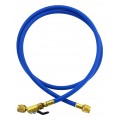 Yellow Jacket 29350 Plus II&amp;trade; Hose with 1/4&amp;quot; compact ball valve fittings, 50&#039;, blue-