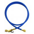 Yellow Jacket 29375 Plus II&amp;trade; Hose with 1/4&amp;quot; compact ball valve fittings, 75&#039;, blue-