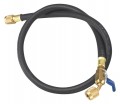 Yellow Jacket 29975 Plus II&amp;trade; Heavy-Duty Hose with 1/4&amp;quot; ball valve fittings, 75&#039;-