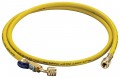 Yellow Jacket 30460 Yellow Plus II&amp;trade; Hose with 1/4&amp;quot; LH to 1/4&amp;quot; RH, 45&amp;deg; fitting and ball valve, 60&amp;quot;-