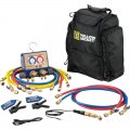 Yellow Jacket P51-870 40877 Digital AC Manifold with Wireless Temp Clamps-