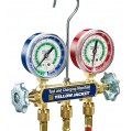 Yellow Jacket 41385 Bar Manifold/Couplers, R134A Refrigerant-