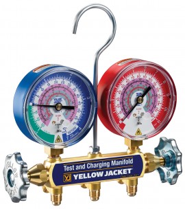 Yellow Jacket 41867 Series 41 Hydrocarbon 2-Valve Manifold-