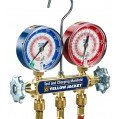 Yellow Jacket 42024 Series 41 R-32/410A, 60&amp;quot; RYB Hose, bar/psi, &amp;deg;F &amp;deg;C-