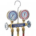 Yellow Jacket 42436 Series 41 Deluxe Manifolds with Class 1 Brass Gauges and 60&amp;quot; PLUS II&amp;trade; compact ball valve fittings, psi-