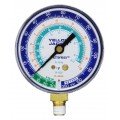 Yellow Jacket 49052 Manifold Gauge, 2-1/2&amp;quot;, blue compound, 30&amp;quot;-0-120** psi, R-134a/404A/507 (&amp;deg;F)-