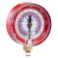 Yellow Jacket 49147 Dry Manifold Gauge, 3-1/8&amp;quot;, red pressure, MPa, R-32/410A, &amp;deg;C-
