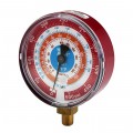 Yellow Jacket 49217 Manifold Gauge, red, 3-1/8&amp;quot; (80 mm), R-32/454B/410A PSI, &amp;deg;F, A2L-