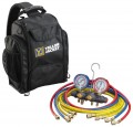 Yellow Jacket 49984 TITAN&amp;reg; 4-Valve Test and Charging Manifold Kit, R22/404A/410A-