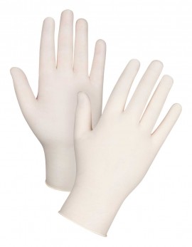 Zenith SAP341 Disposable Powdered Latex Gloves, Large, 100-Pack-