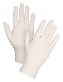 Zenith SAP345 Disposable Powder-Free Latex Gloves, Medium, 100-Pack-
