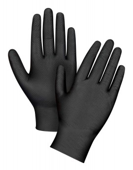 Zenith SDL990 Disposable Nitrile Gloves with Diamond Pattern, X-Small, 50-Pack-