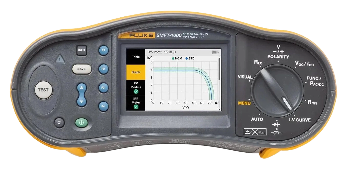 Fluke SMFT-1000 Multifunction PV Tester and Performance Analyzer