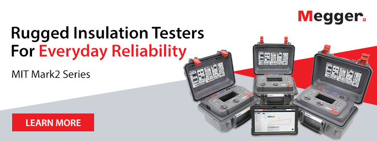 Image of the Megger MIT Mark 2 Series Insulation Resistance Testers