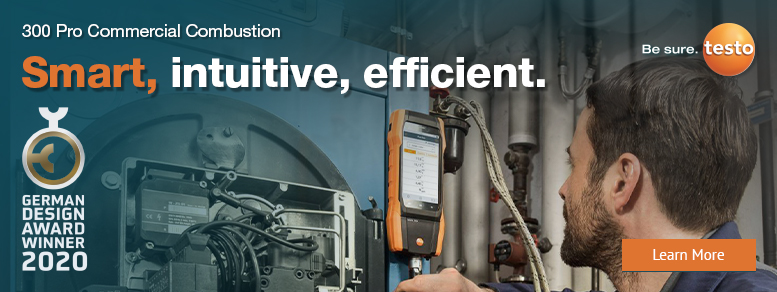 Testo 300 Pro Commercial Combustion Analyzer Kit