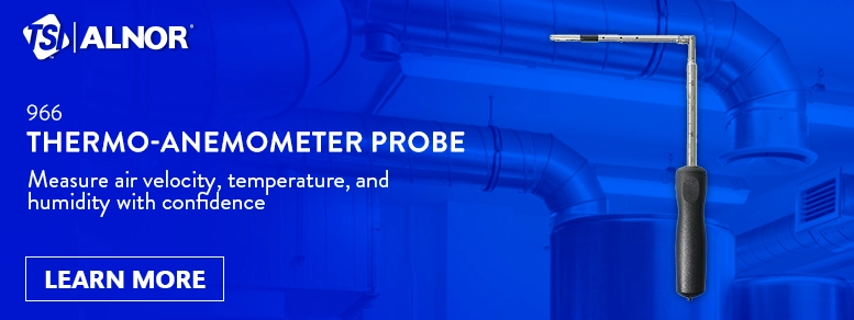 Image of the TSI/Alnor 966 Thermo-Anemometer Probe